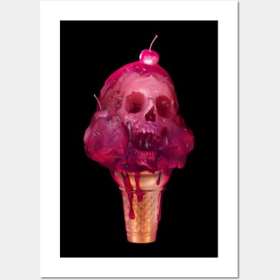 Ice Scream - Pink Slush Posters and Art